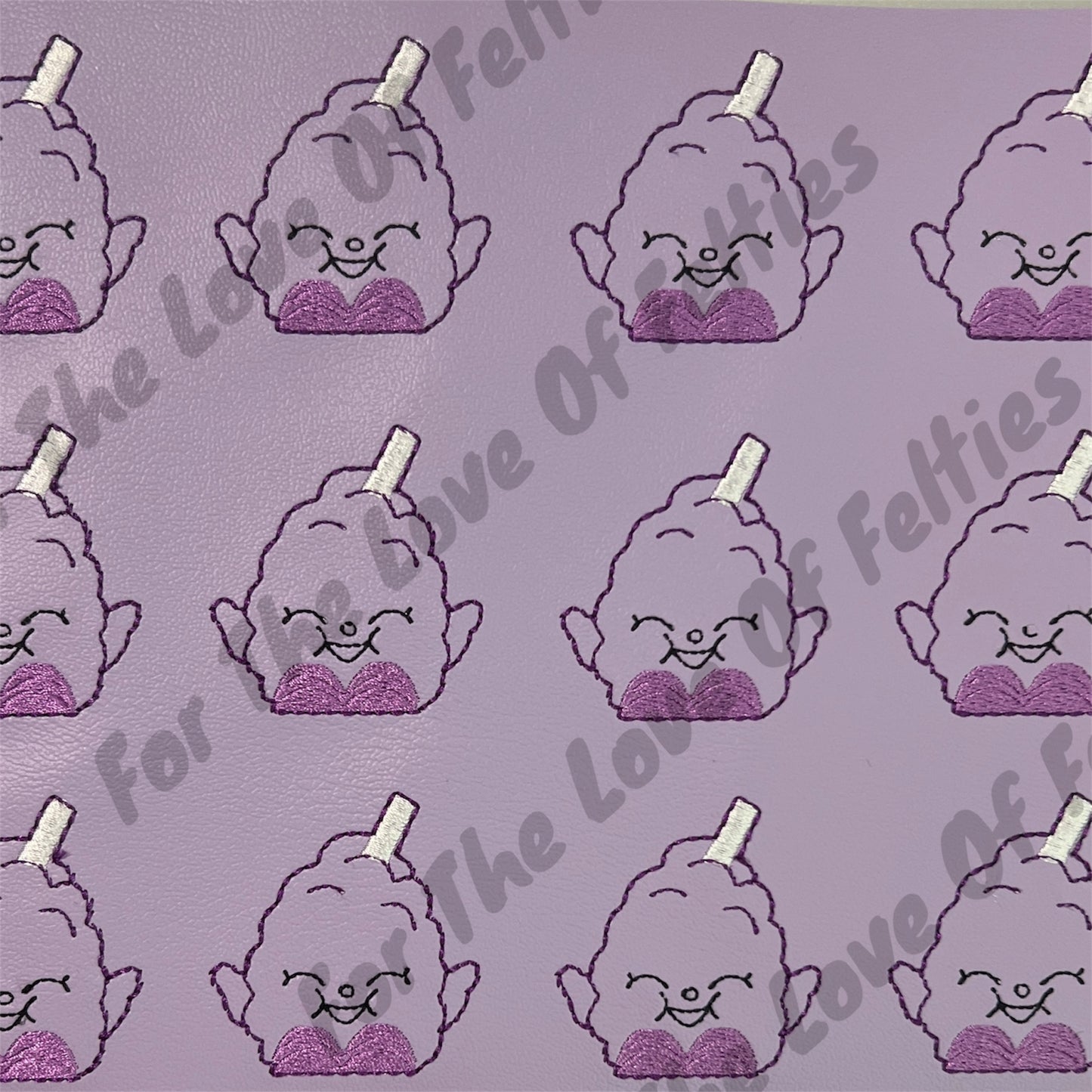 Purple Cotton Candy Feltie
