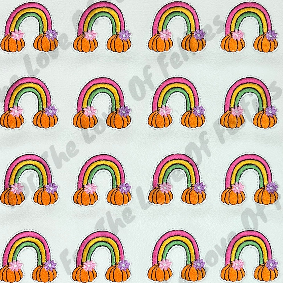 Pumpkin Rainbow Feltie
