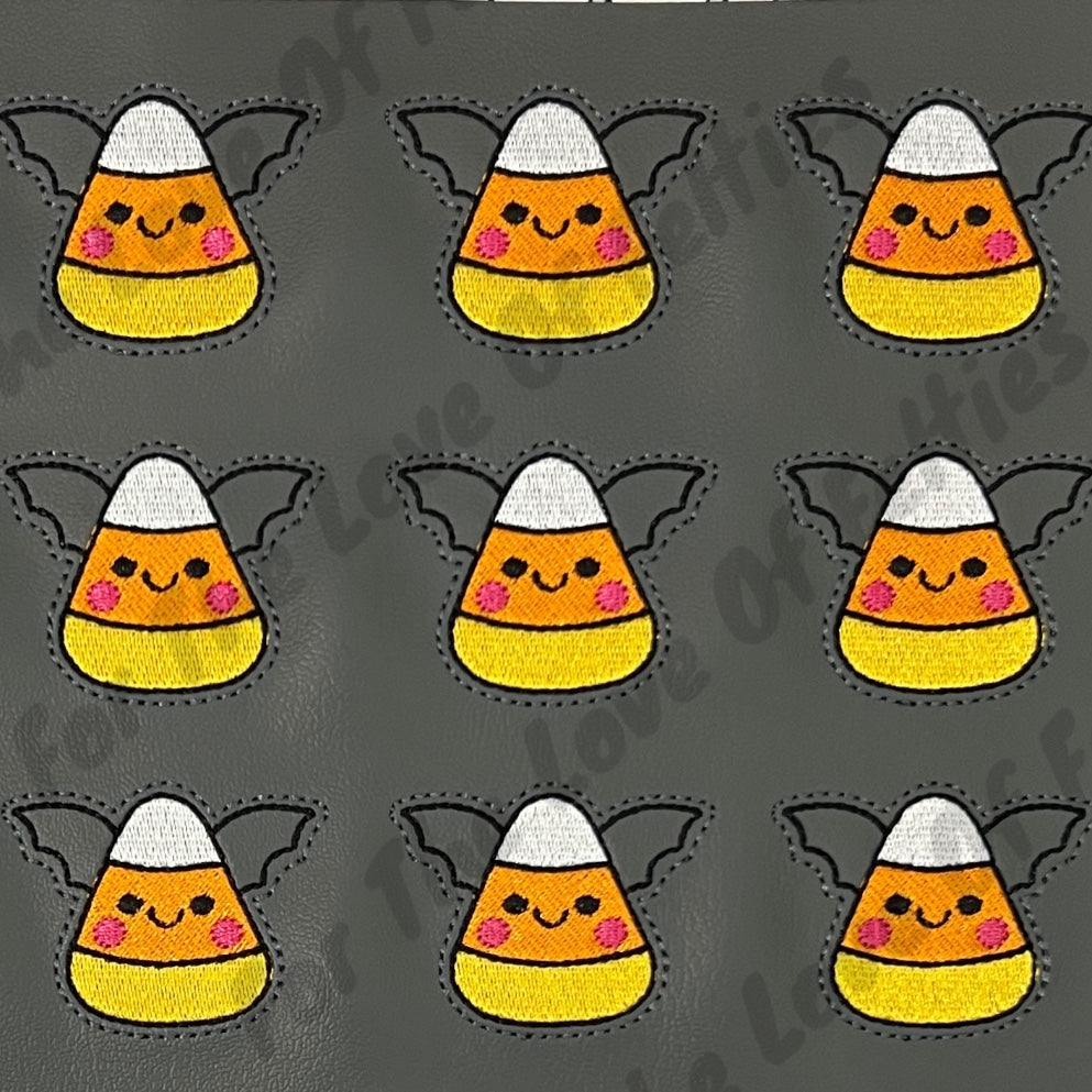 Bat Candy Corn Feltie