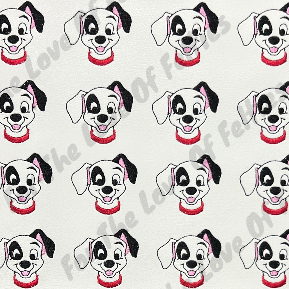 Dalmatian Red Collar Feltie