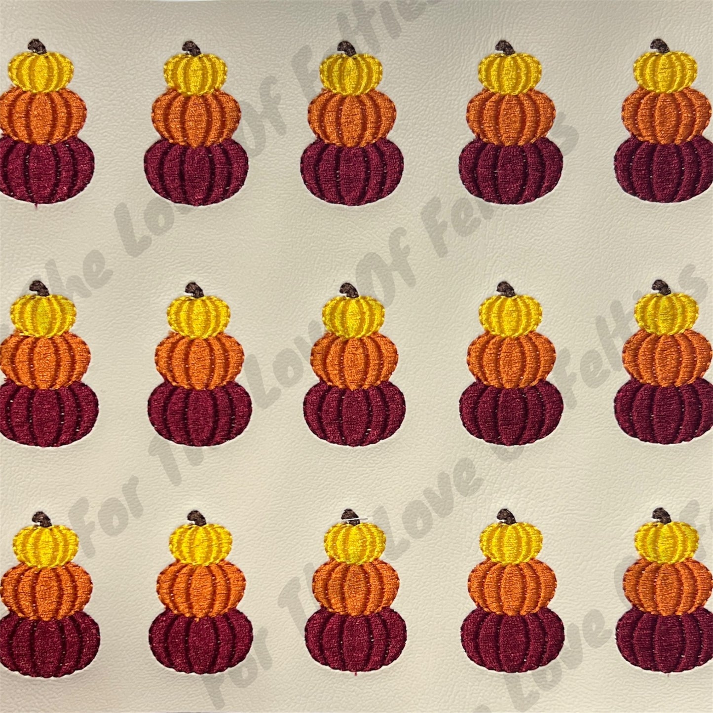 Fall Stacked Pumpkin Feltie