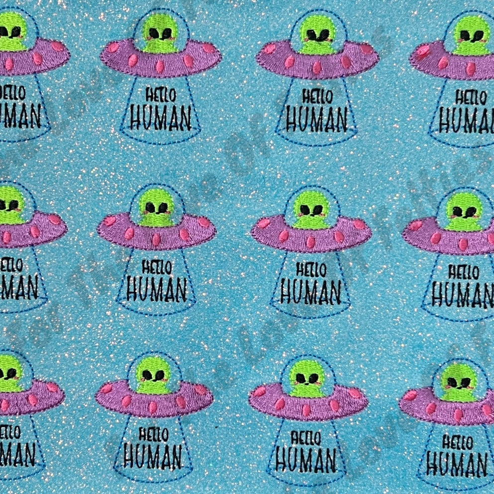 Hello Human UFO Feltie