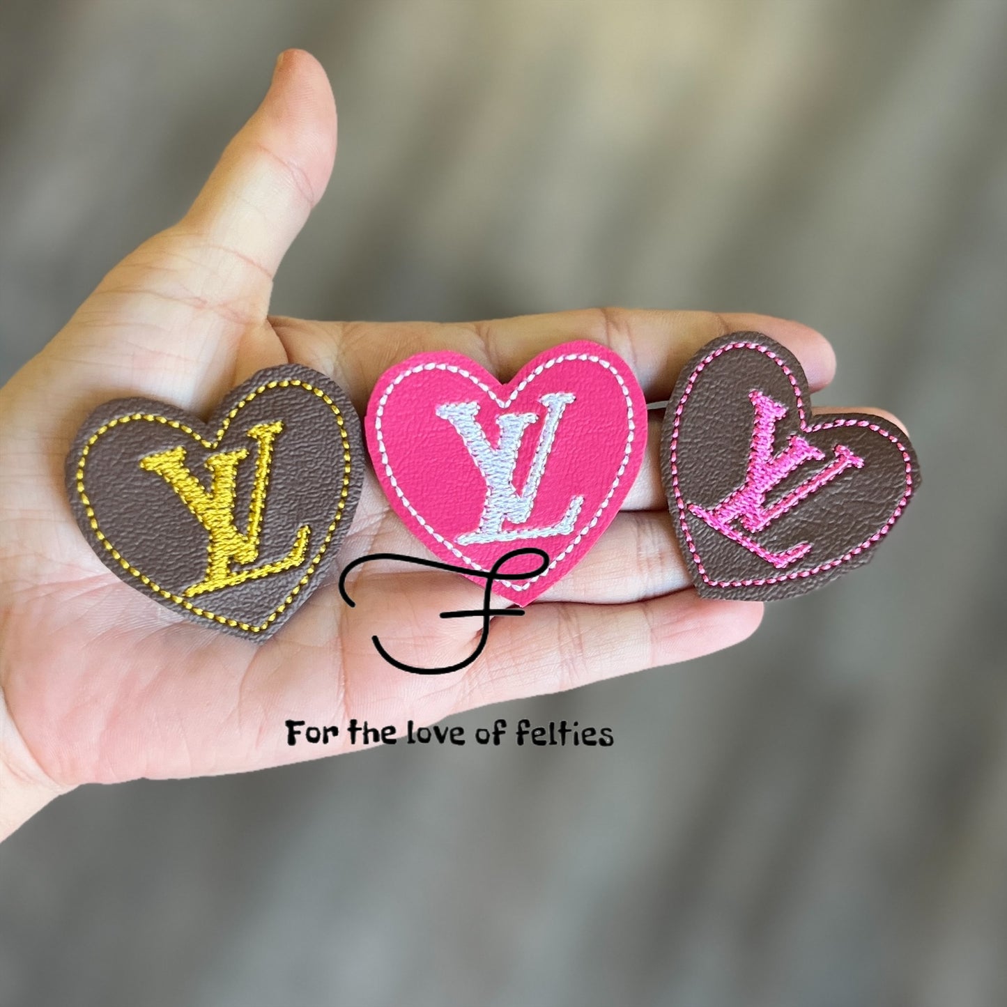 LV Heart Feltie