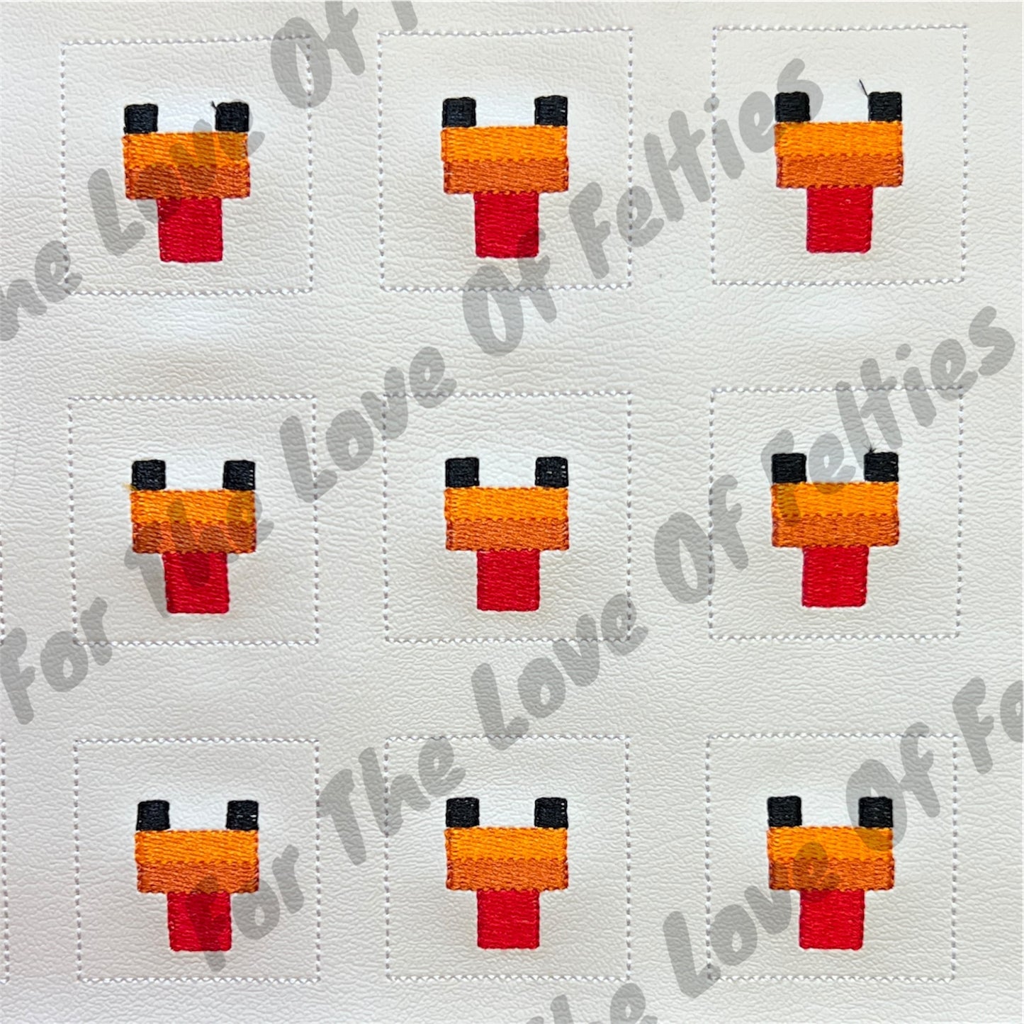 Chicken Block Feltie