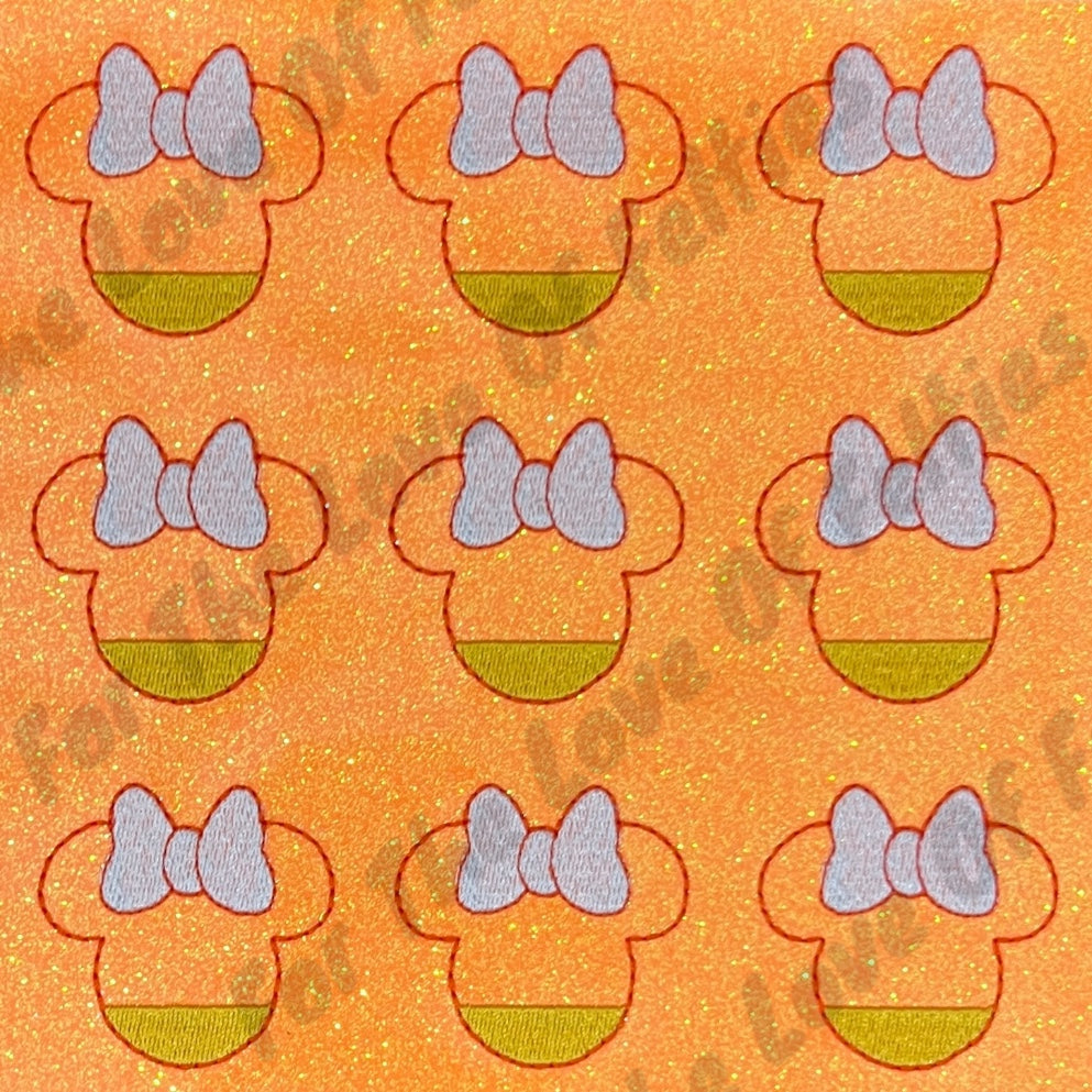 Girl Mouse Candy Corn Feltie