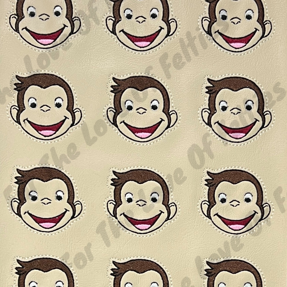 Curious Monkey Feltie