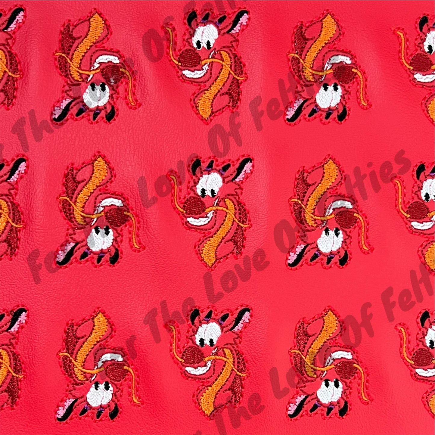 Mushu Dragon Feltie
