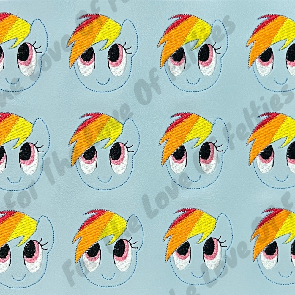 Rainbow Pony Feltie