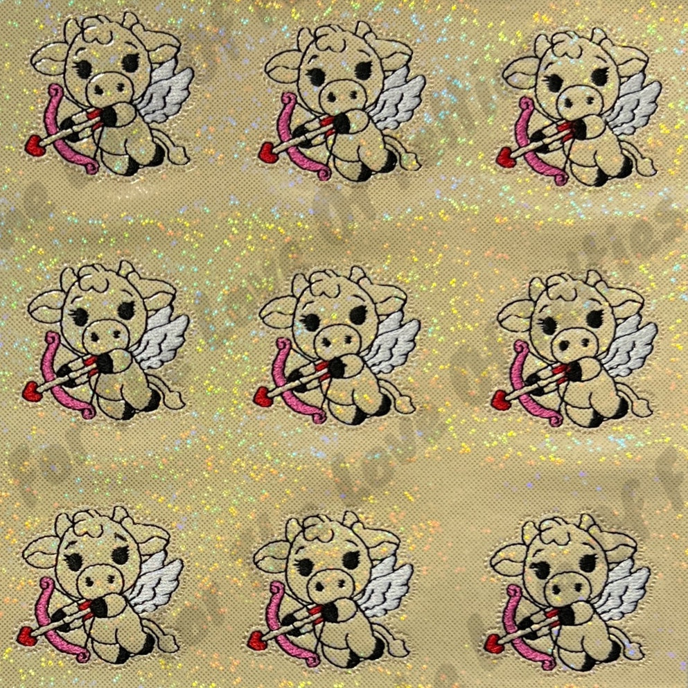 Cupid Cow Feltie