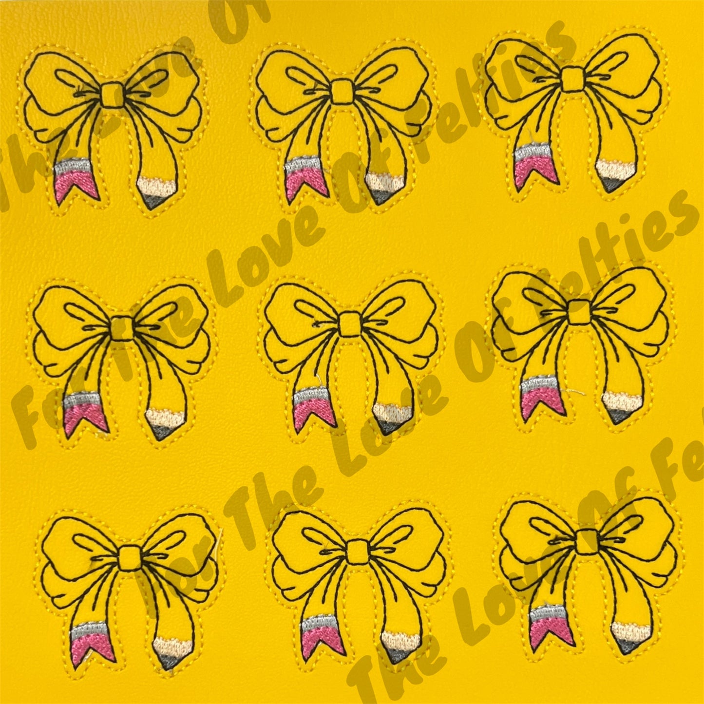 Pencil Bow Feltie