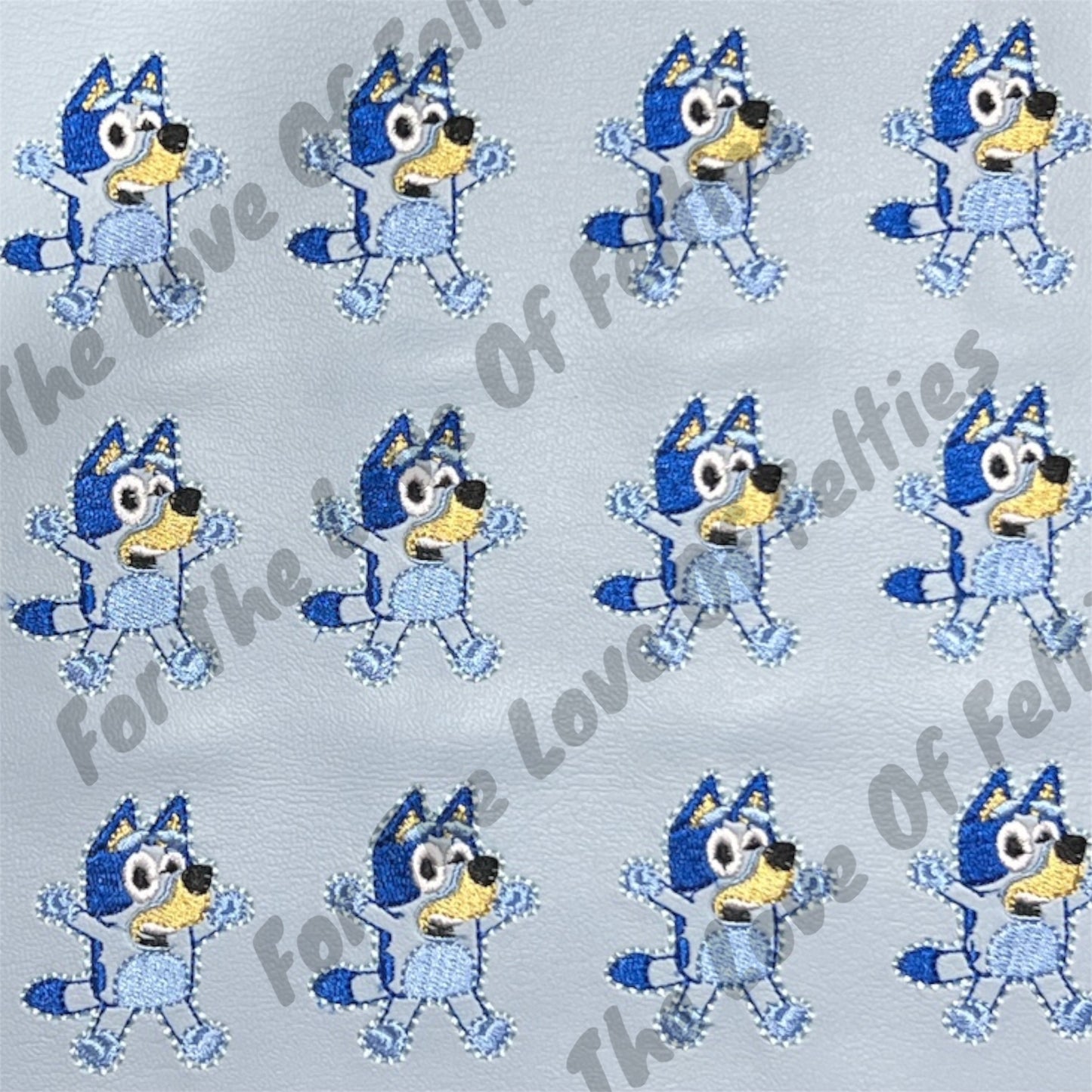 Blue Dog Full Body Feltie