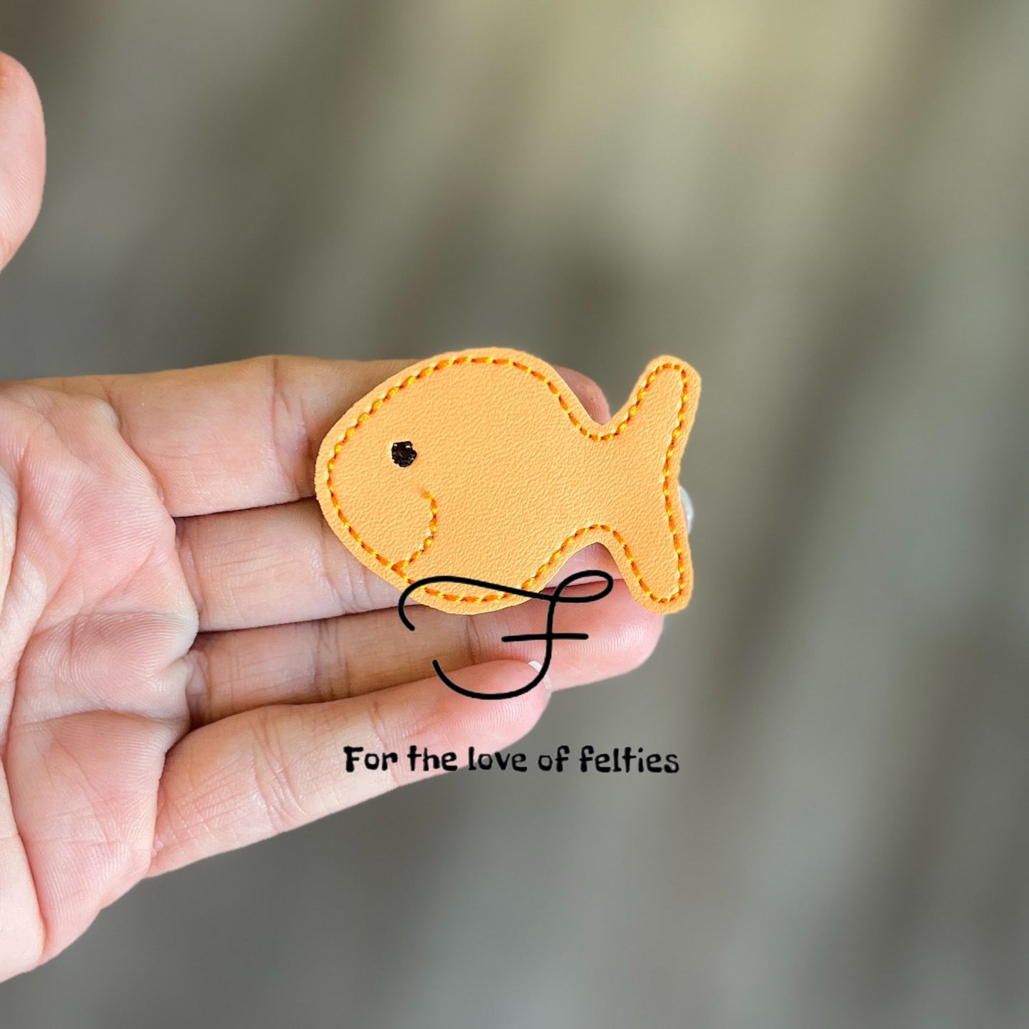Goldfish Cracker Feltie