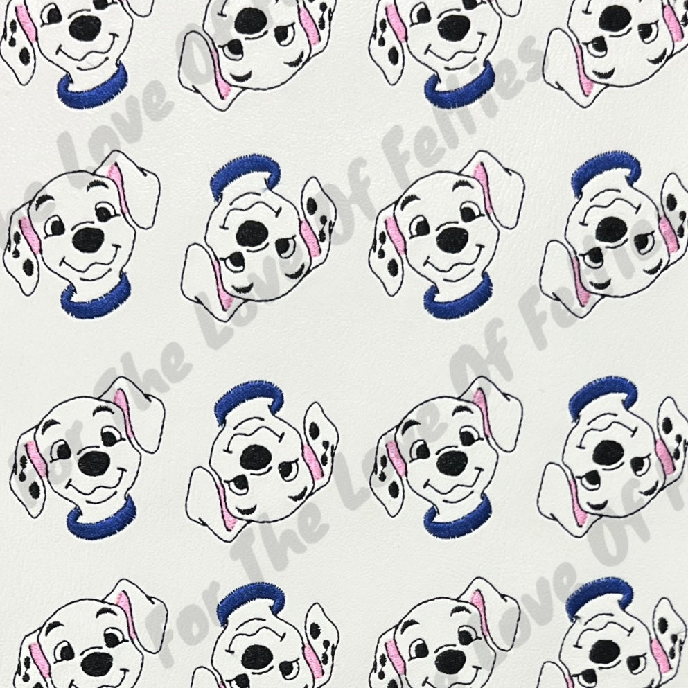 Dalmatian Blue Collar Feltie