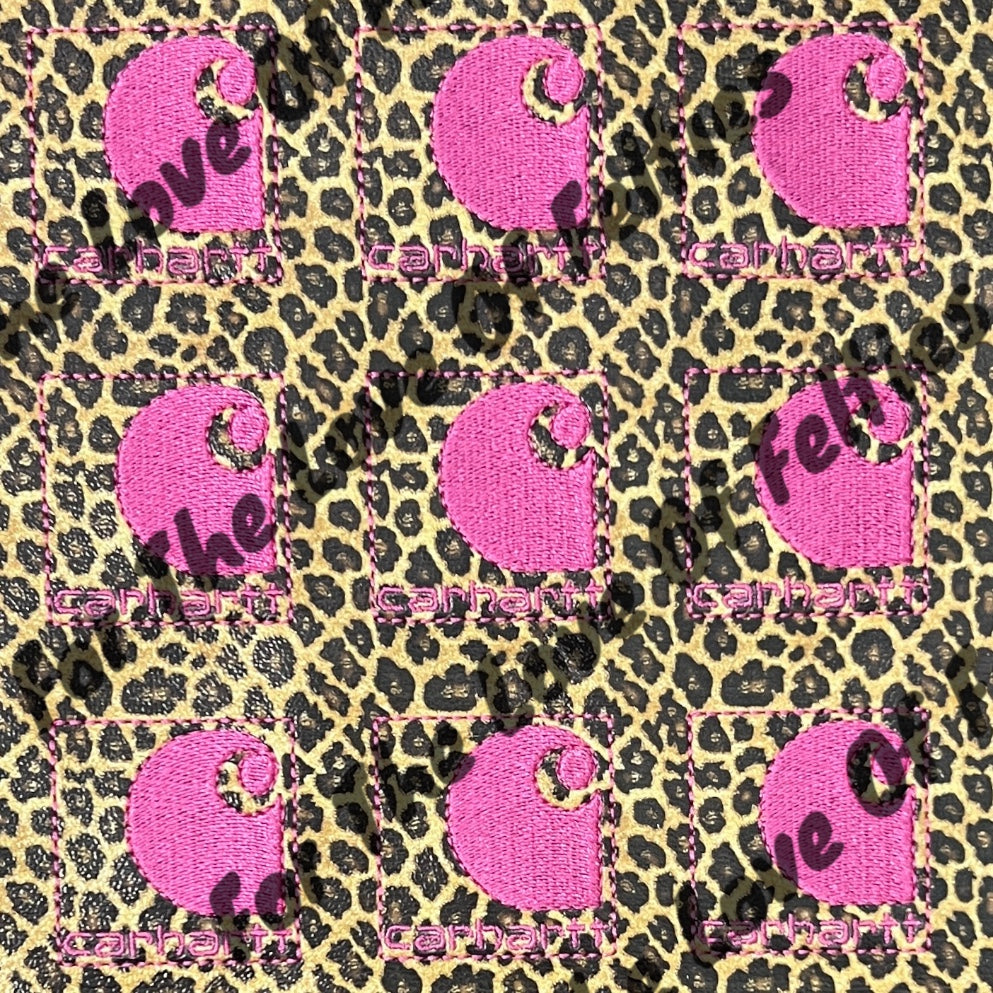 Limited Cheetah Workwear Logo Feltie