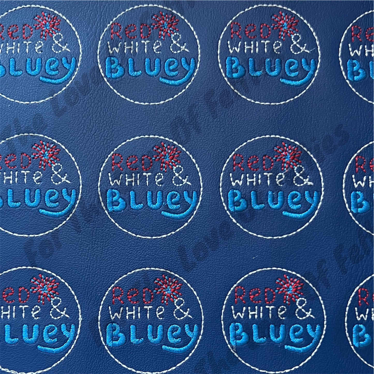 Red, White and Bluey Feltie
