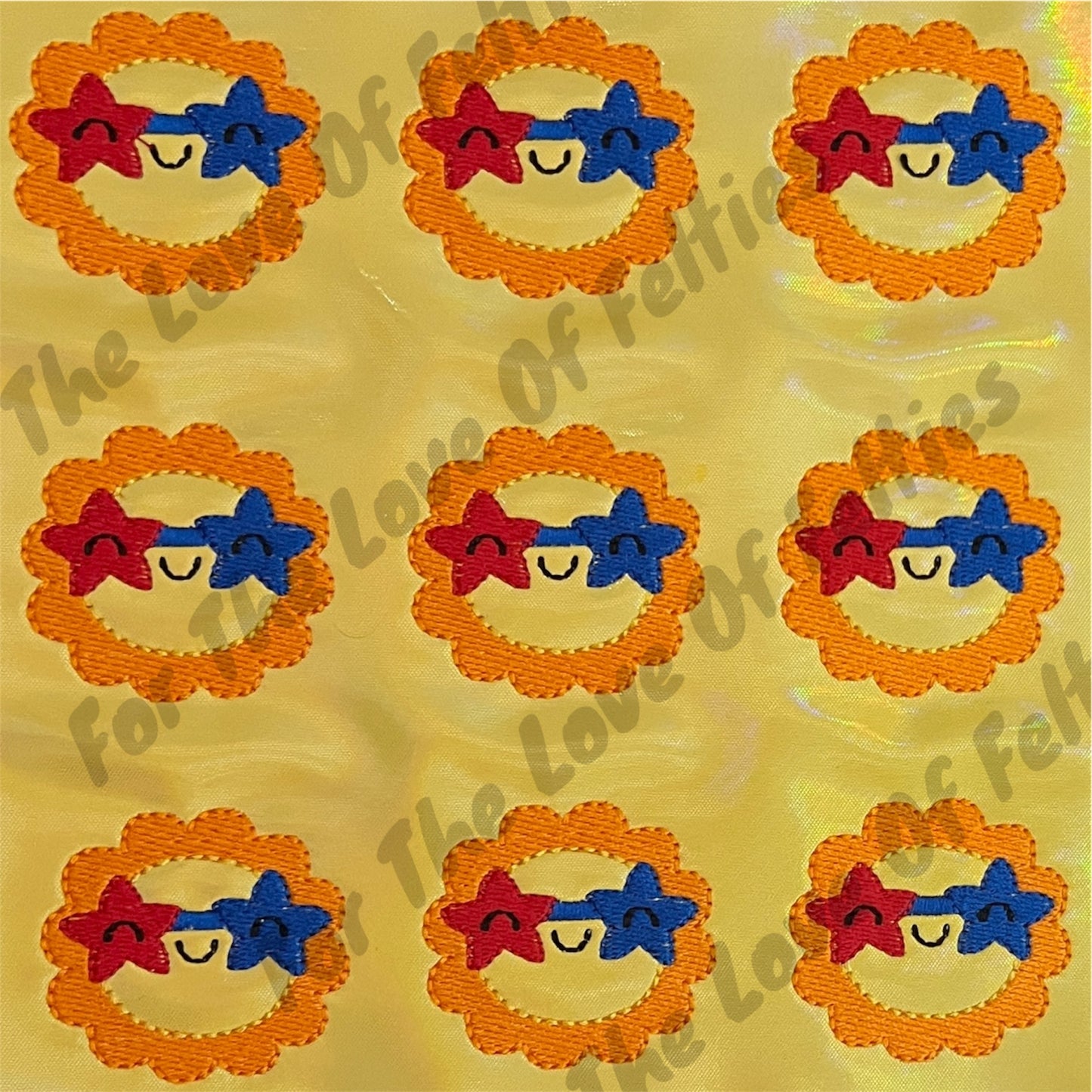 Patriotic Sun Feltie