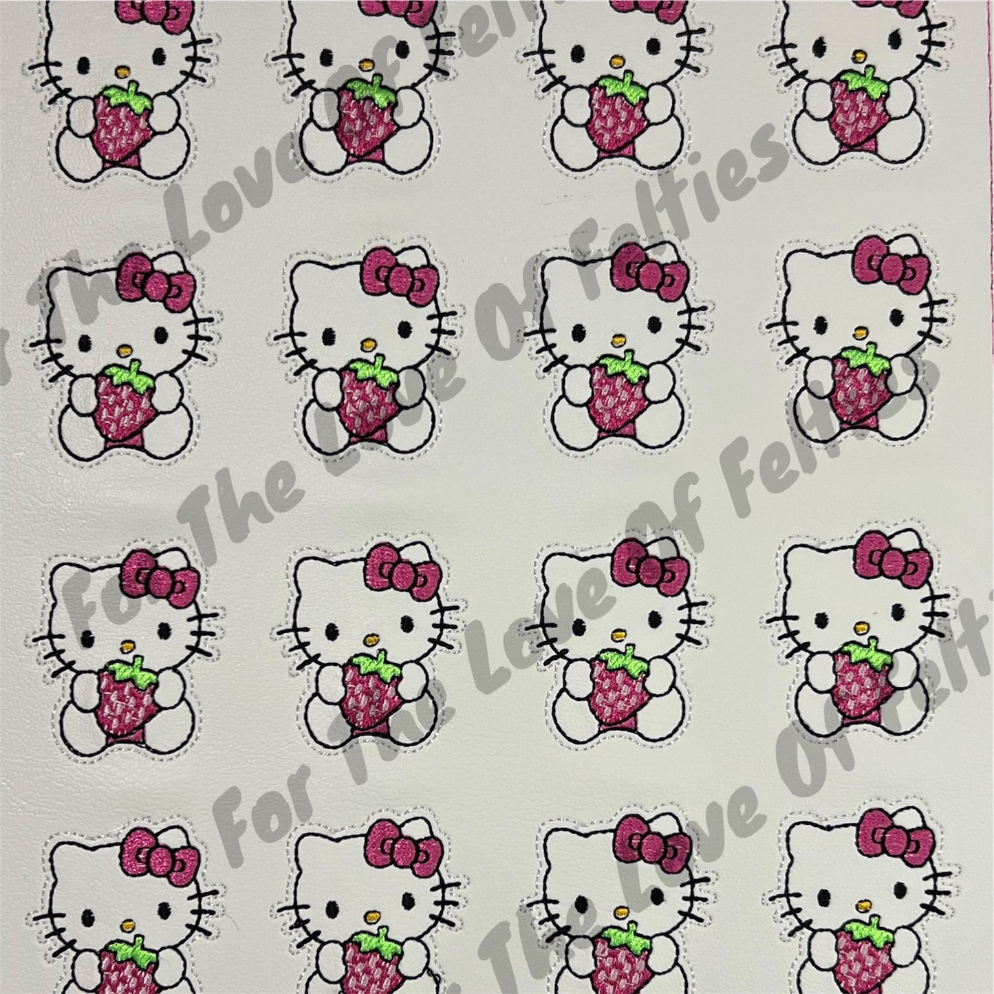 HK With Strawberry Feltie