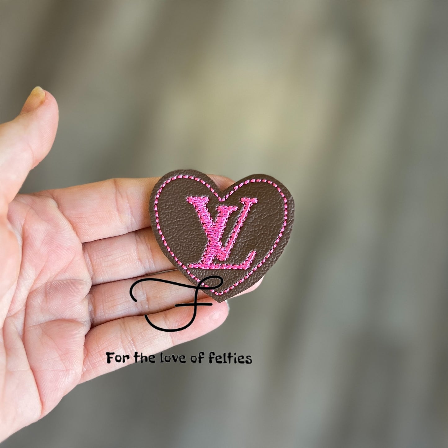 LV Heart Feltie