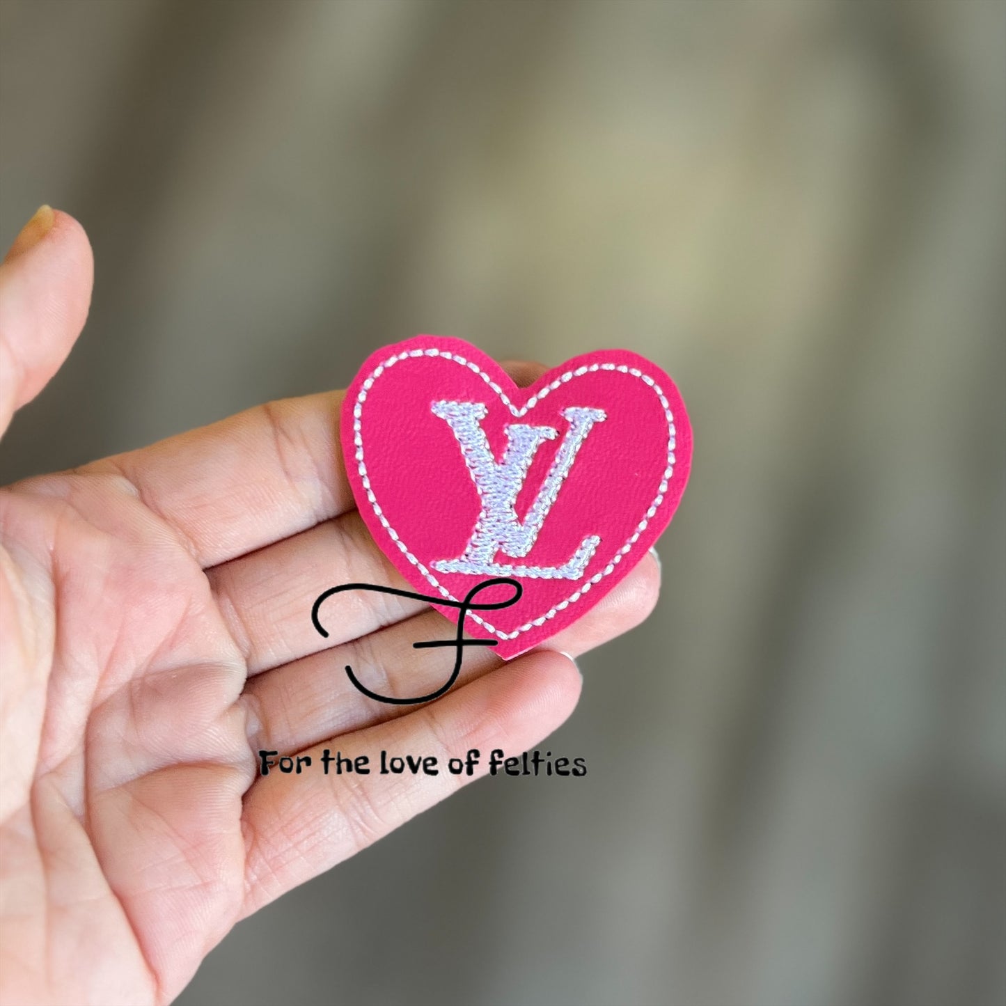 LV Heart Feltie