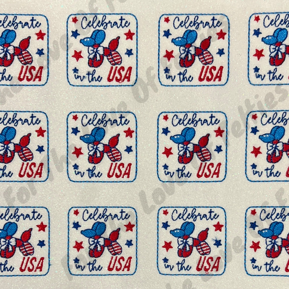 Celebrate In The USA Feltie