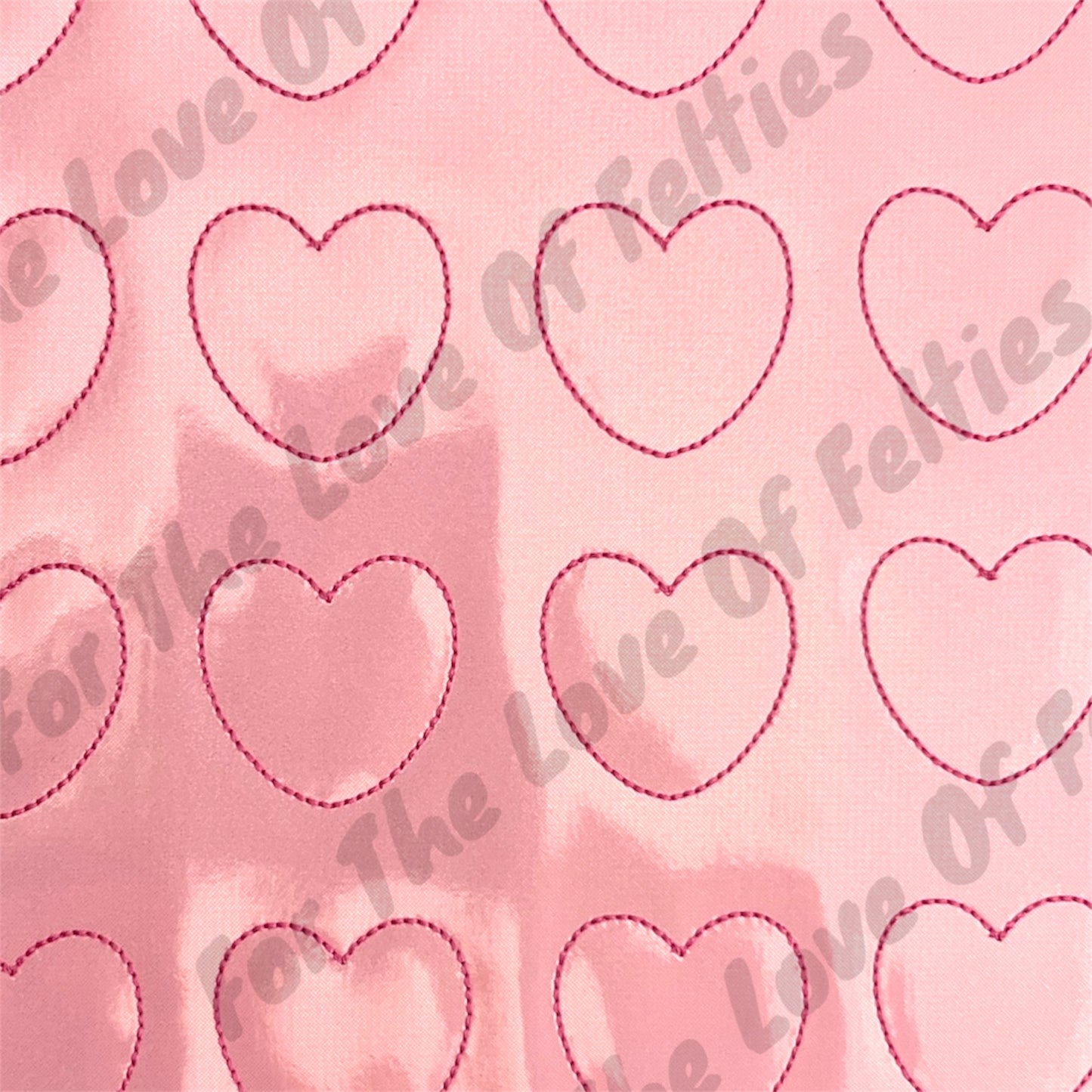 Lucky Heart Marshmallow Feltie