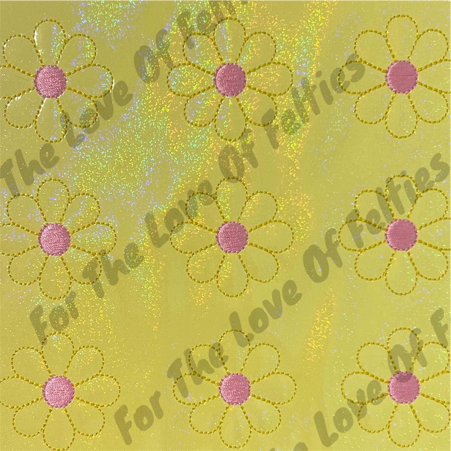 Yellow Daisy Feltie