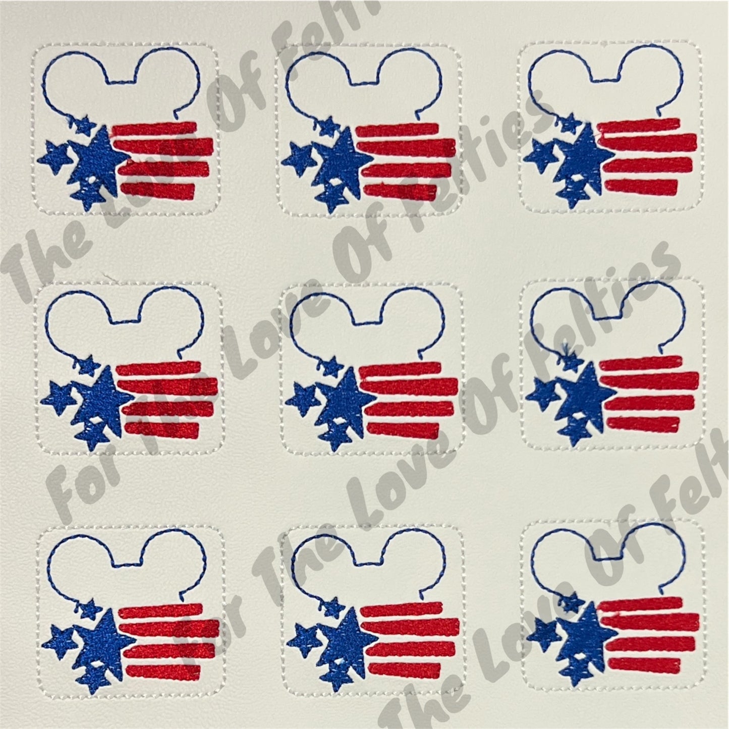 Mouse Flag Feltie