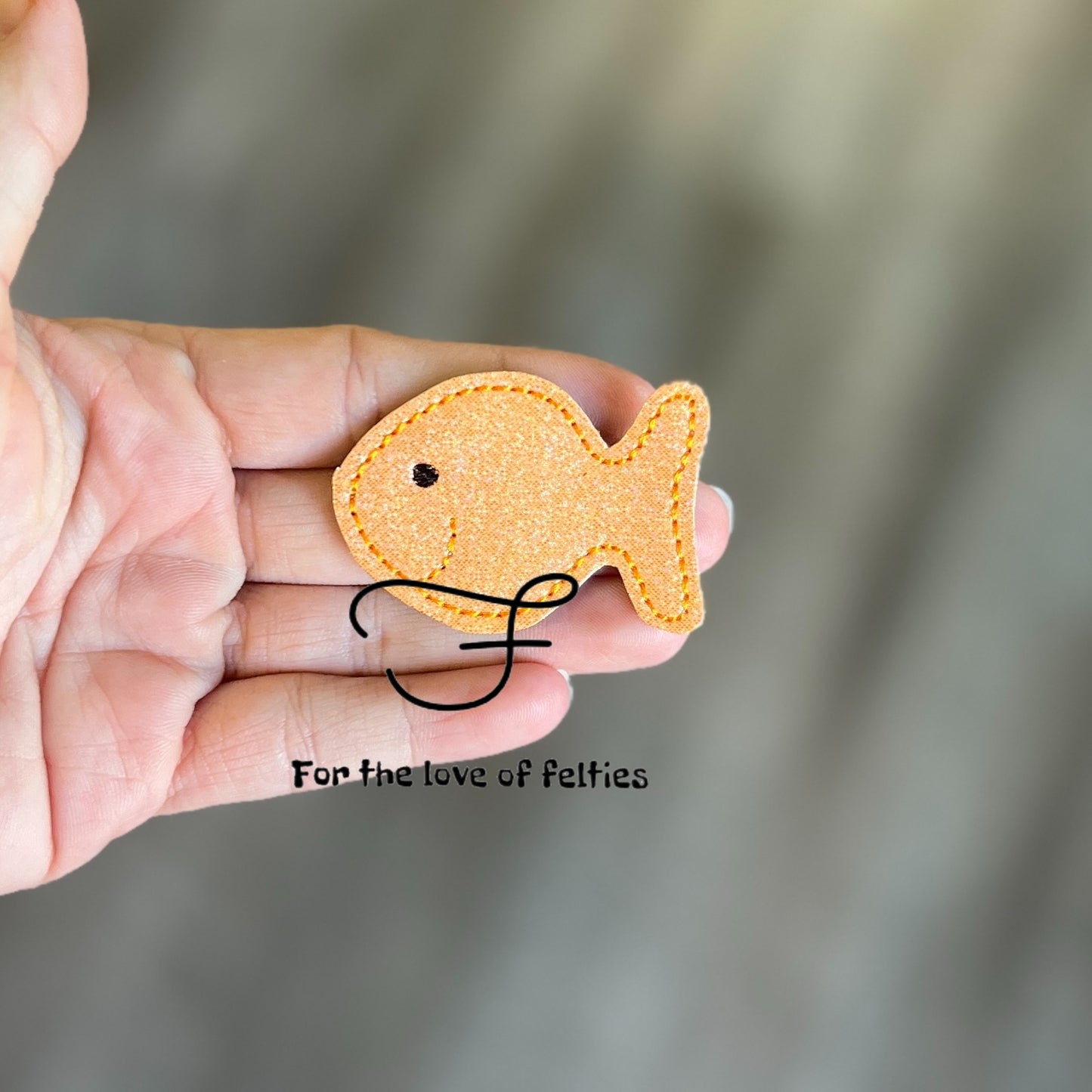 Goldfish Cracker Feltie