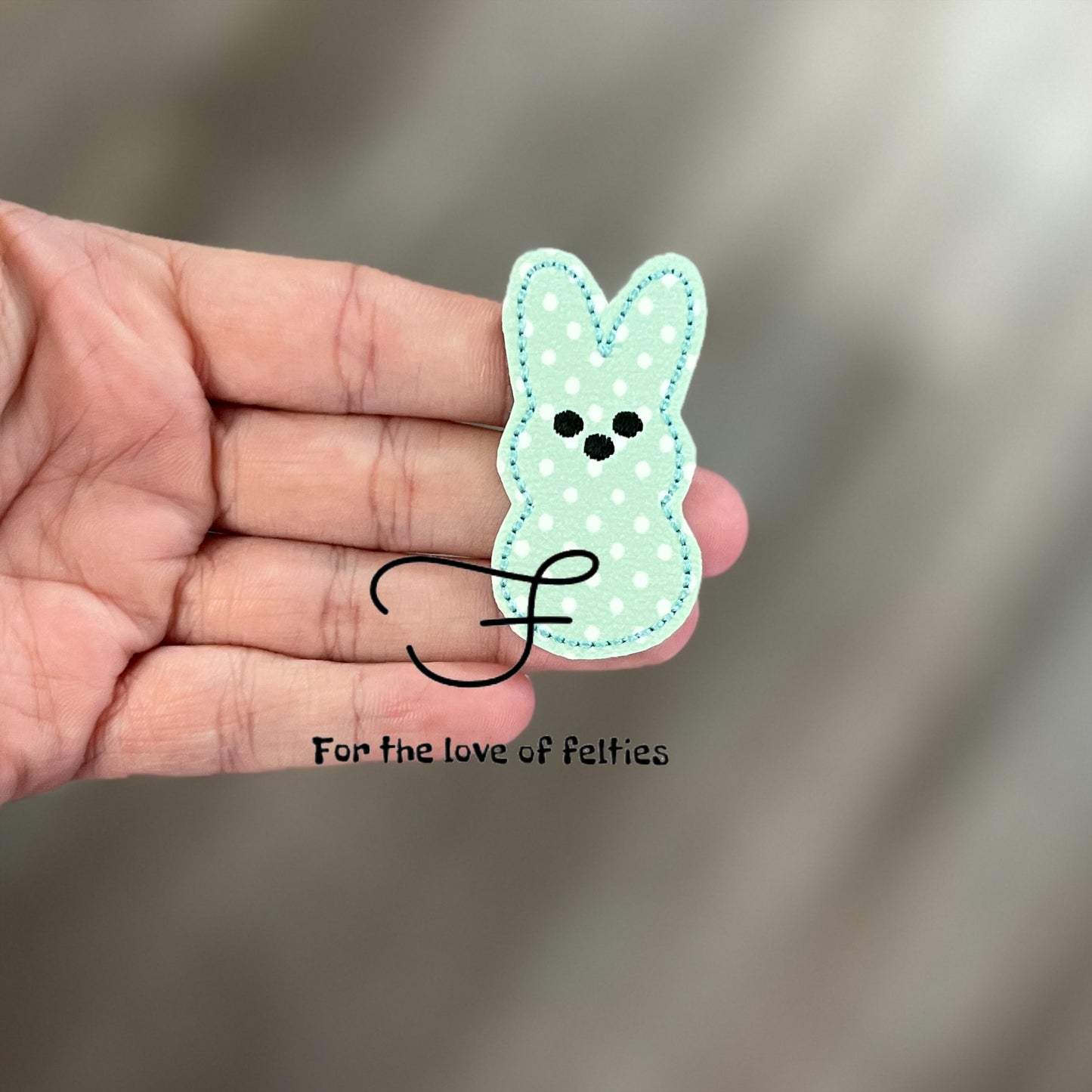 Limited Marshmallow Bunny Feltie