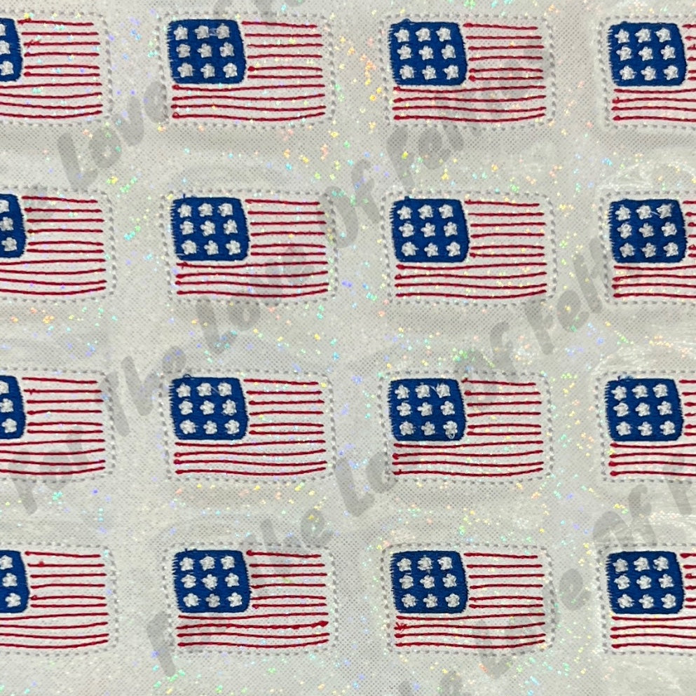 Waving Flag Feltie