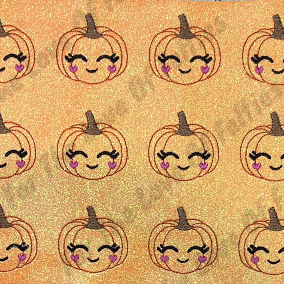 Kawaii Pumpkin Feltie