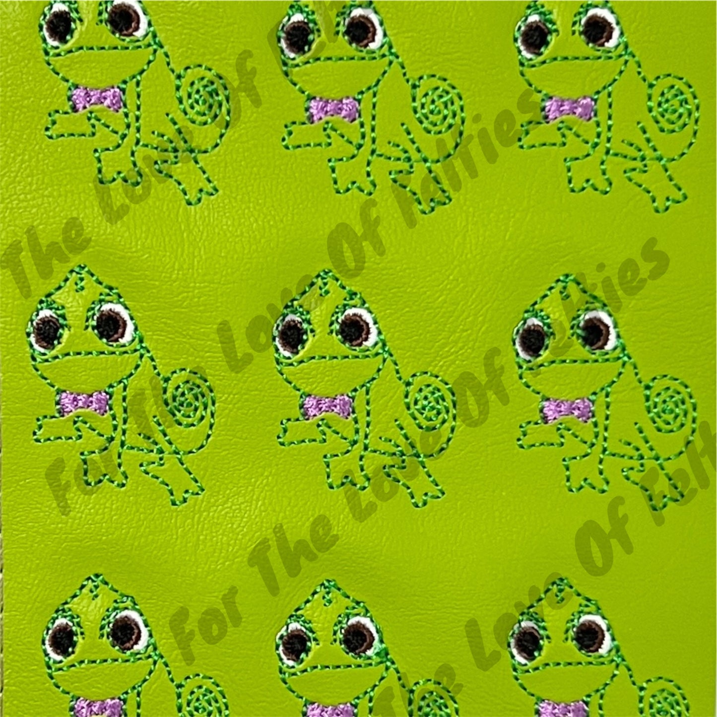 Green Lizard Feltie