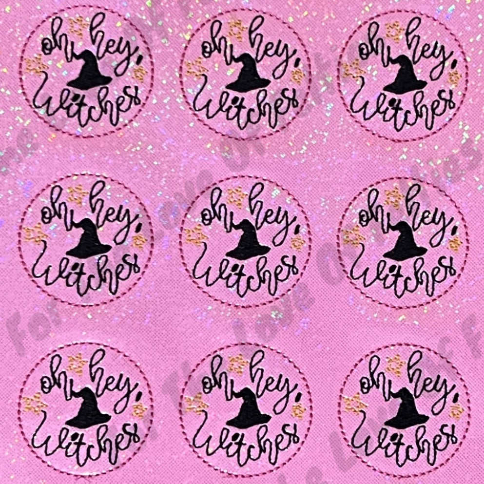 Pink Oh Hey, Witches Feltie
