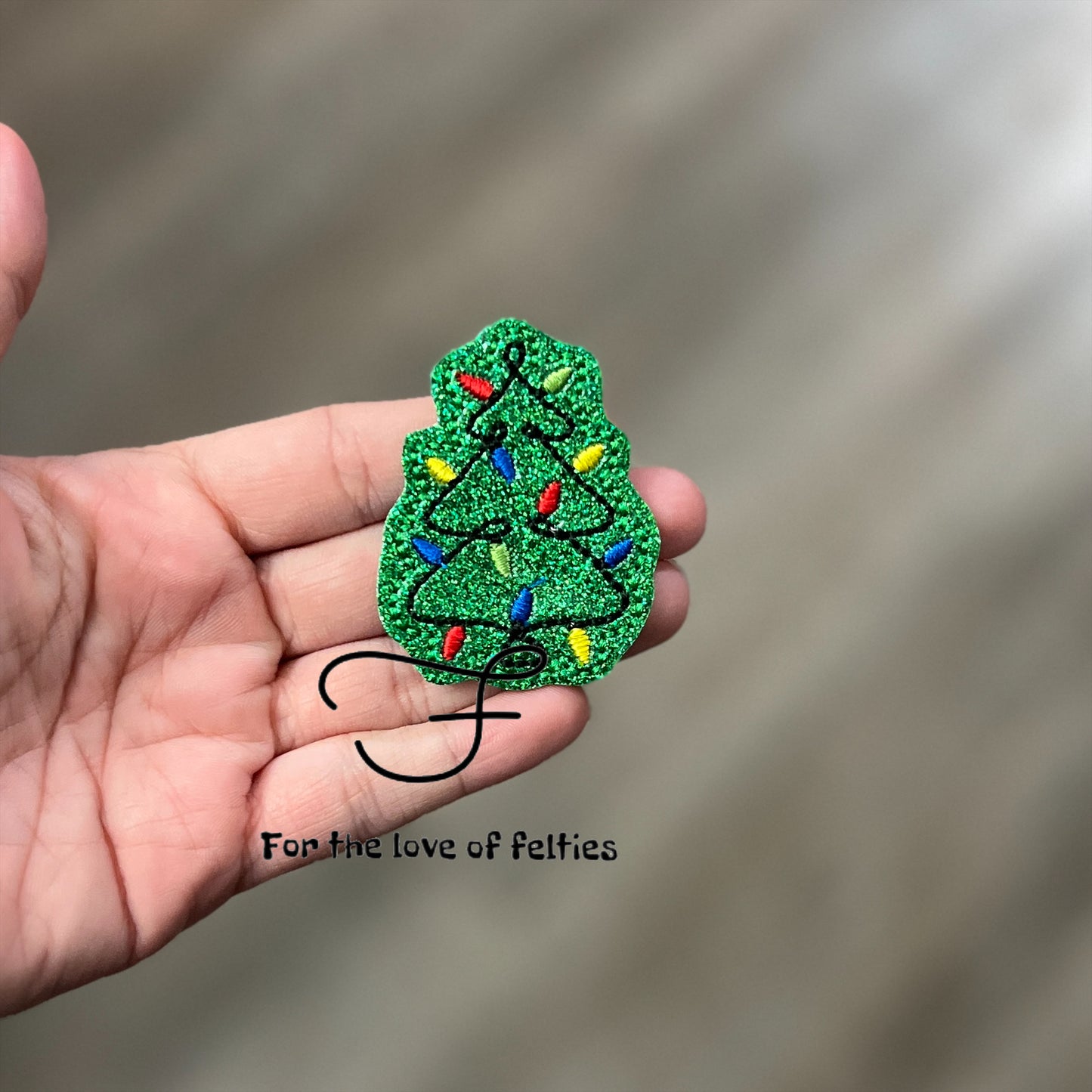Christmas Tree Feltie