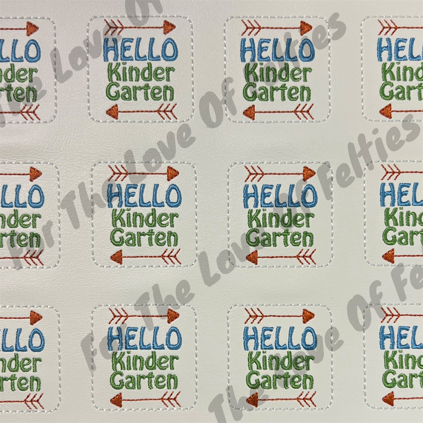 Hello Kindergarten Grade With Arrow