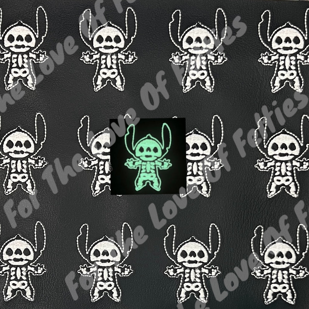 Stitch X-Ray Glow In The Dark Feltie