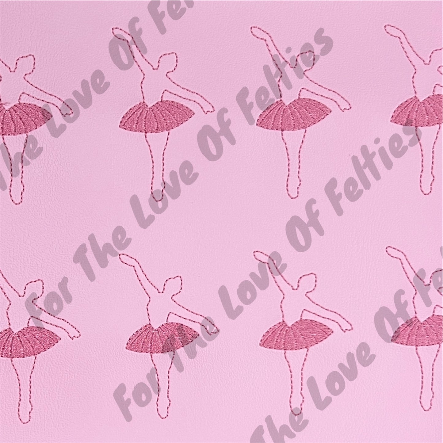 Ballerina Silhouette Feltie