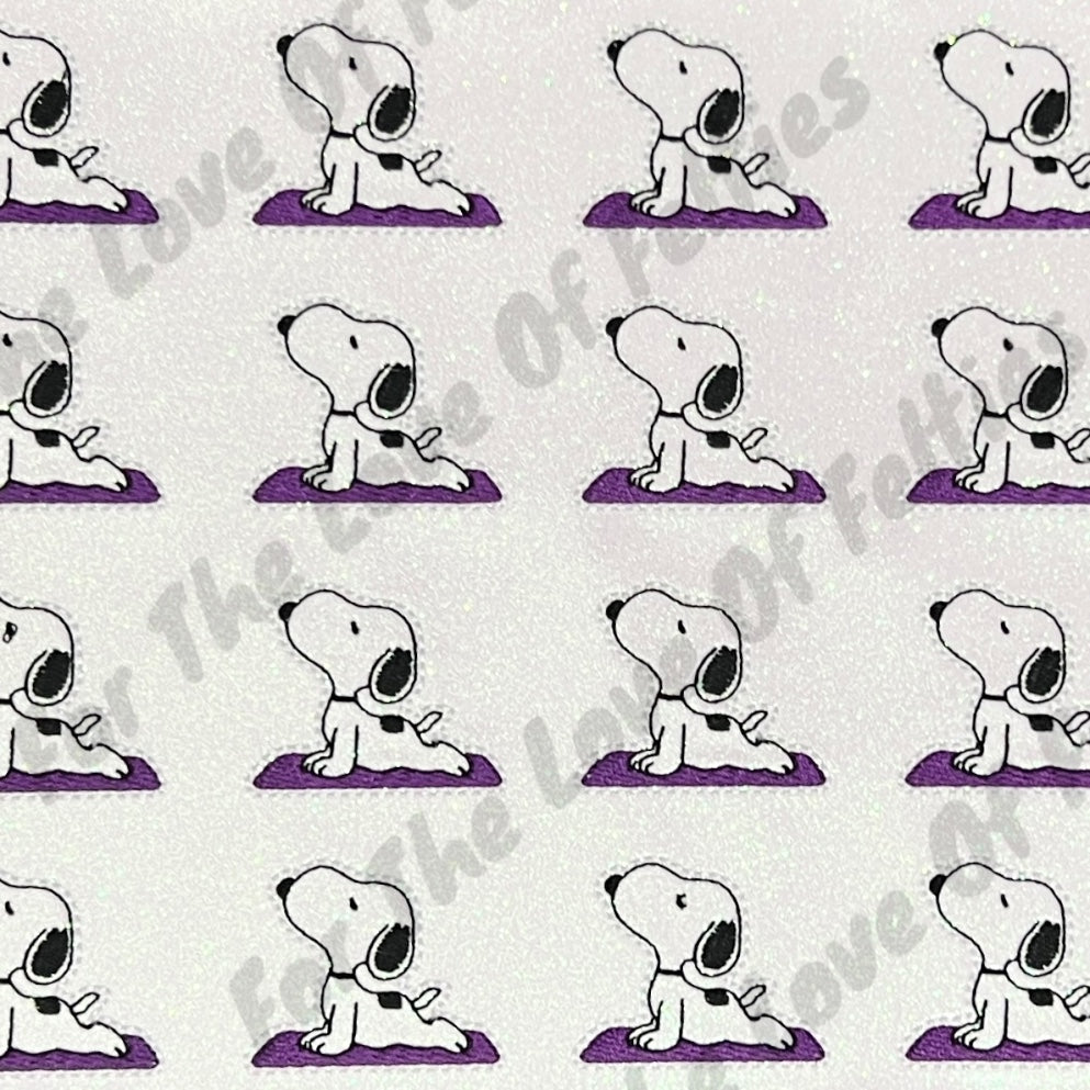 Yoga Beagle Feltie