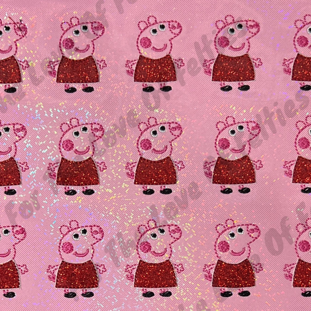 Glitter Peppa Pig Feltie