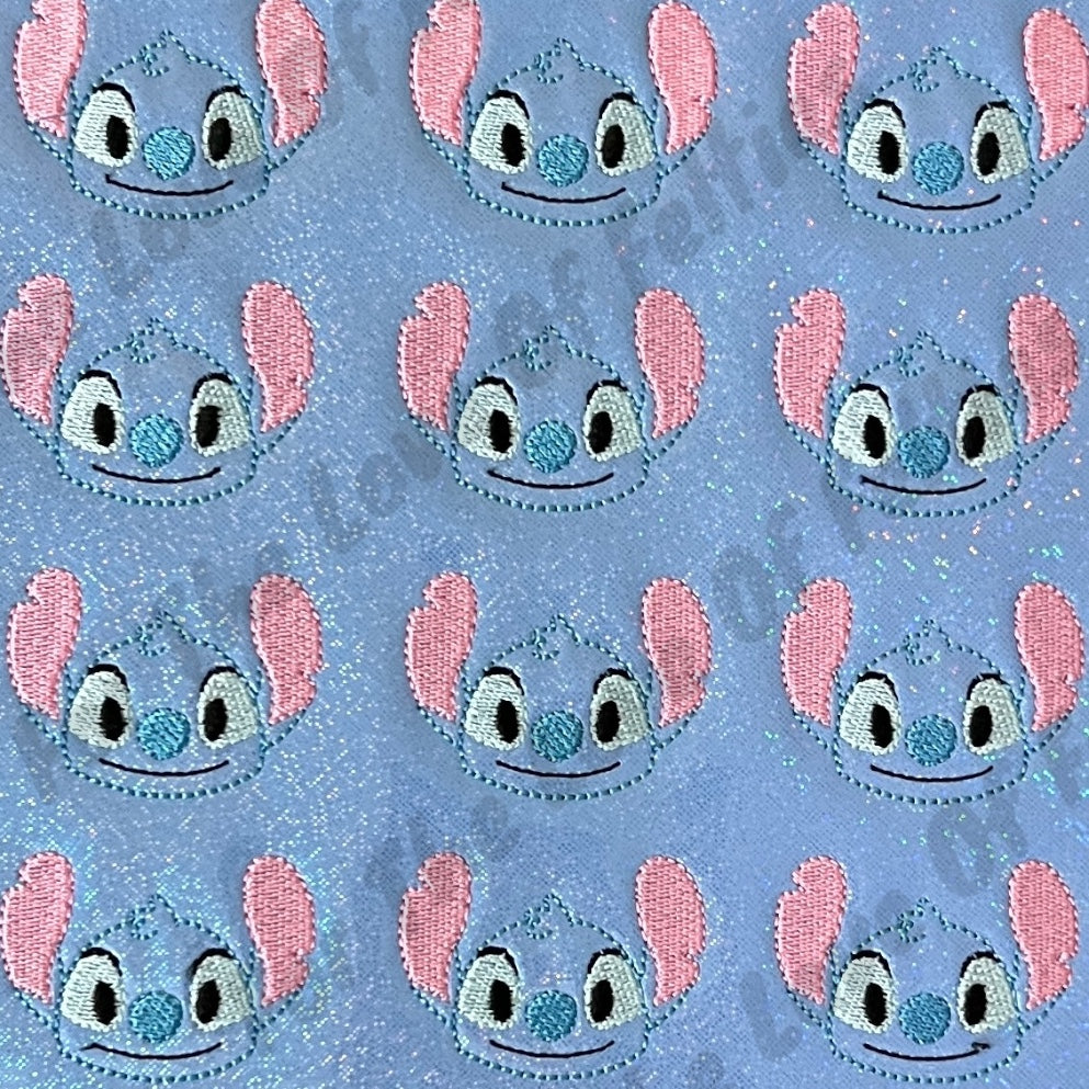 Blue Alien Head Feltie