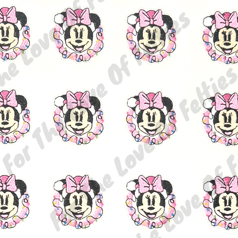 Minnie Wreath Feltie