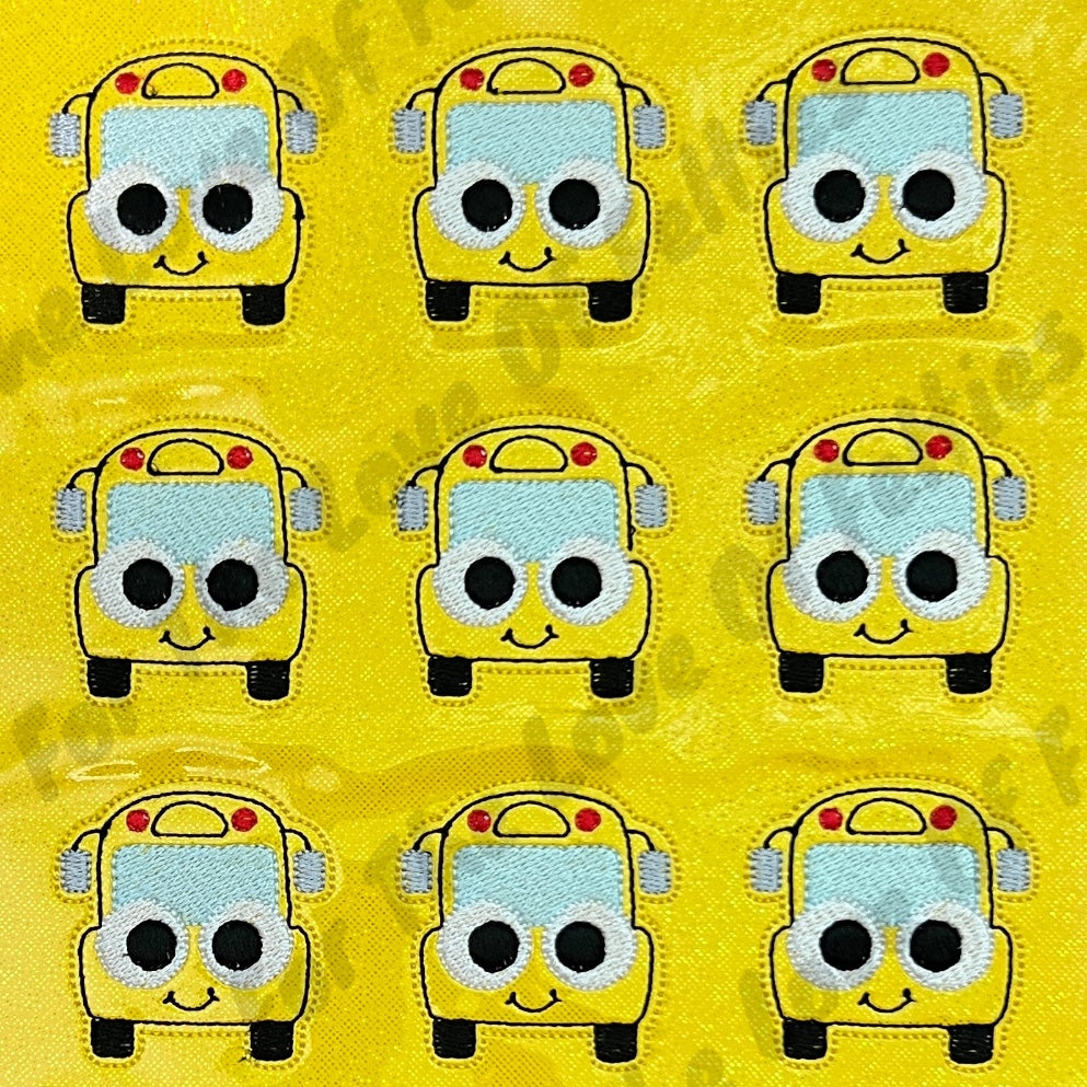 Big Eyed School Bus Feltie