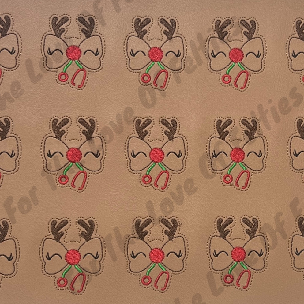 Reindeer Stethoscope Feltie
