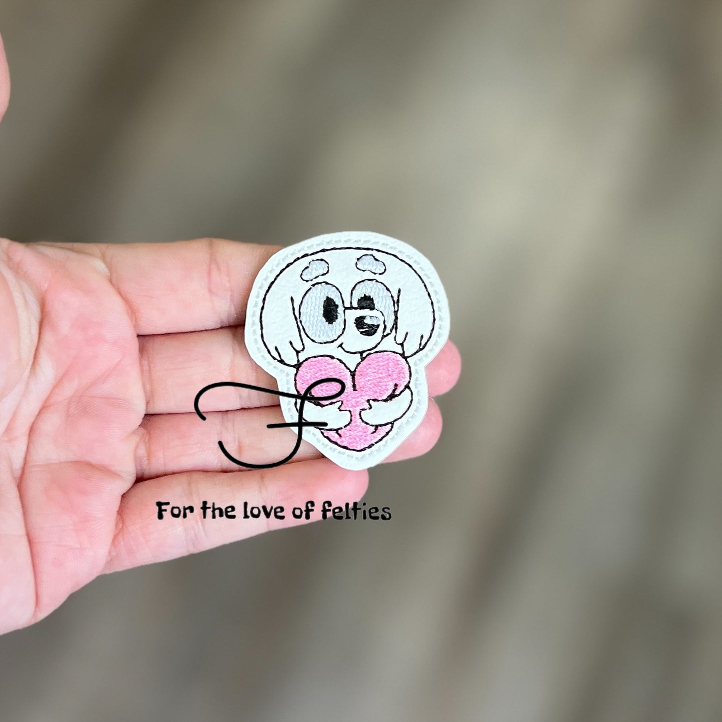 Lila Pocket Hug Feltie