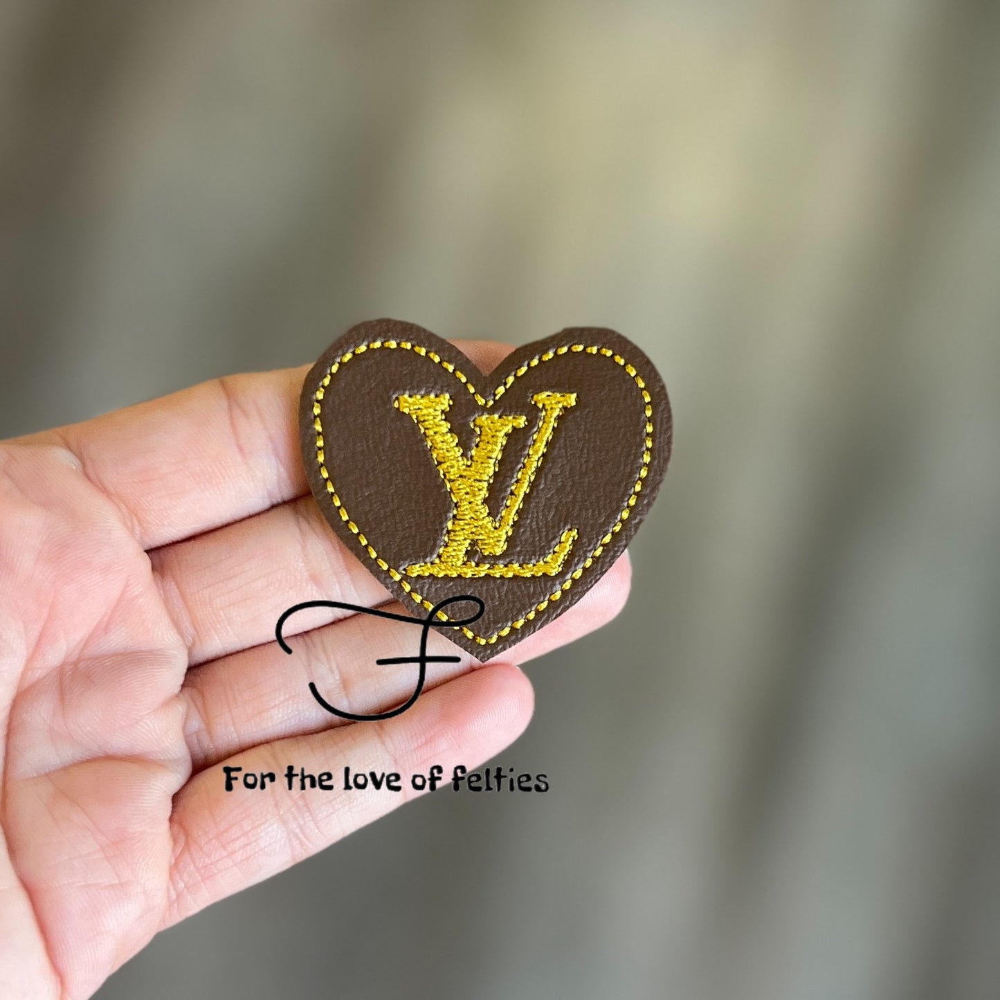 LV Heart Feltie