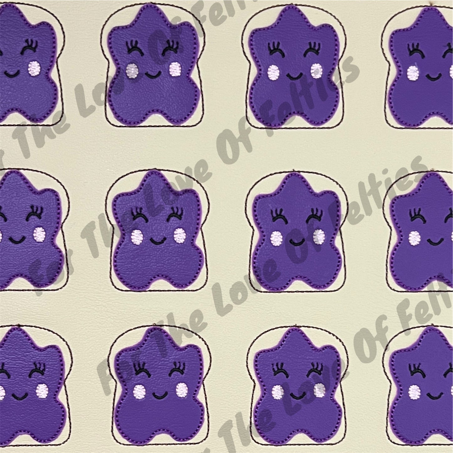 Grape Jelly Toast Feltie
