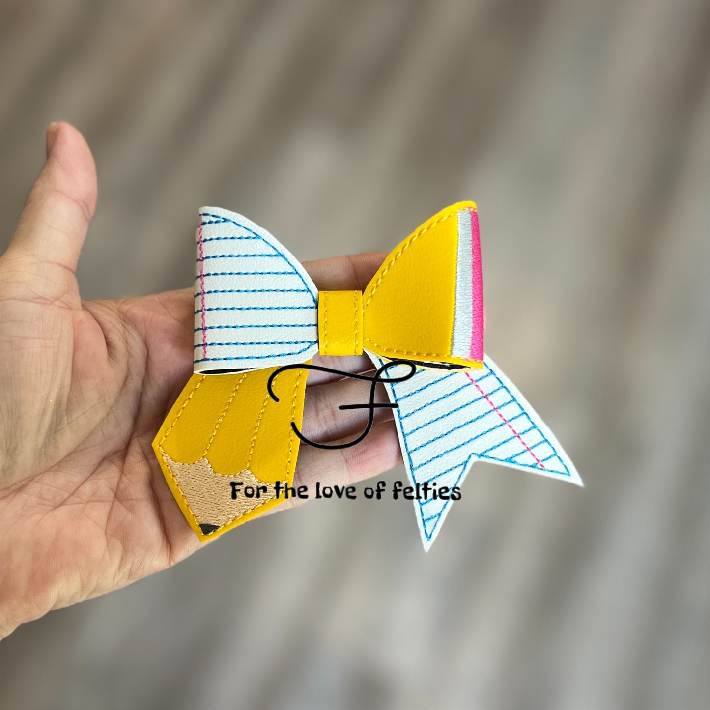 Paper and Pencil Cheer Bow Kit