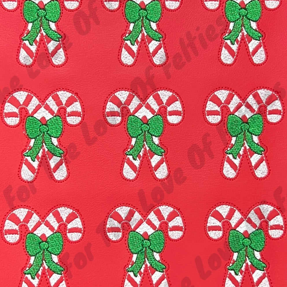 Red Candy Cane Feltie