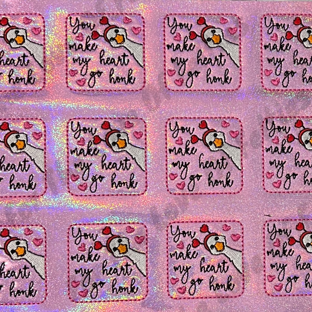 You Make My Heart Go Honk Feltie