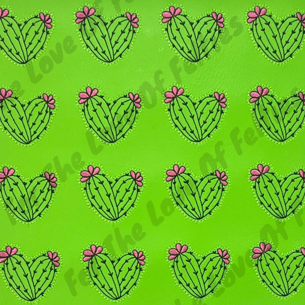 Cactus Heart Feltie